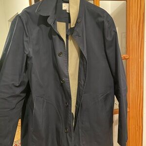 Men's Club Monaco Bonded Mac Rain/Trench Coat